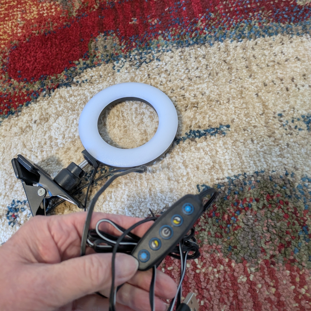 LED Ring Light with Clip
